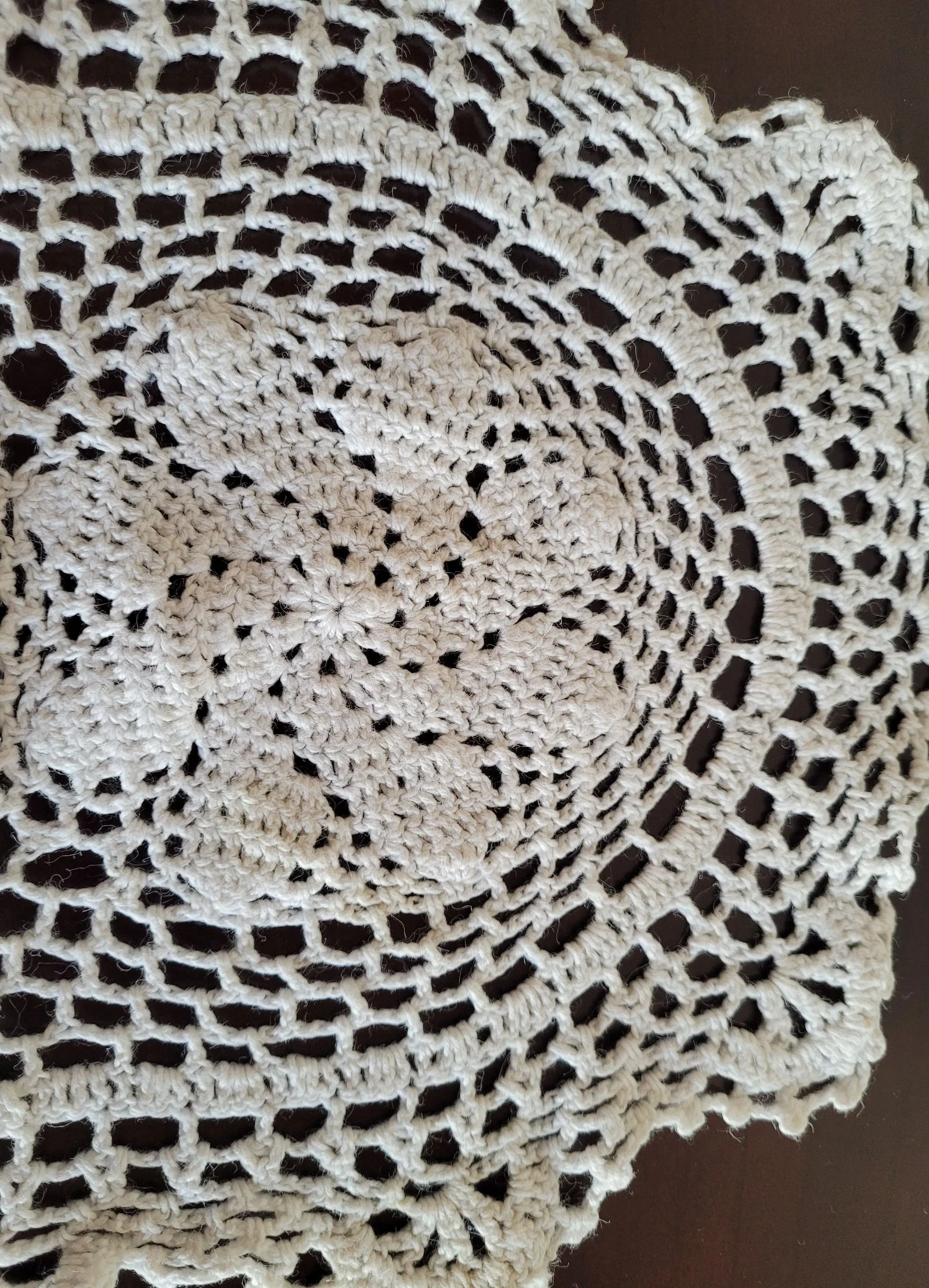 Conjunto 2 naperons renda/ Lot de 2 serviettes en dentelle/ Set di 2 centrini in pizzo – photo 3